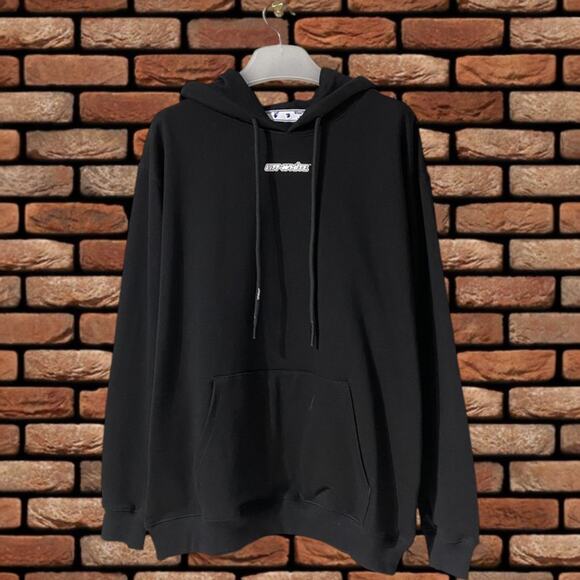 off-white black hoodie